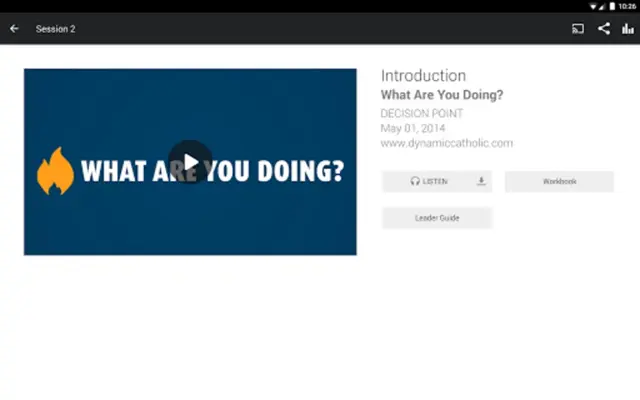 DECISION POINT - Catholic App android App screenshot 0